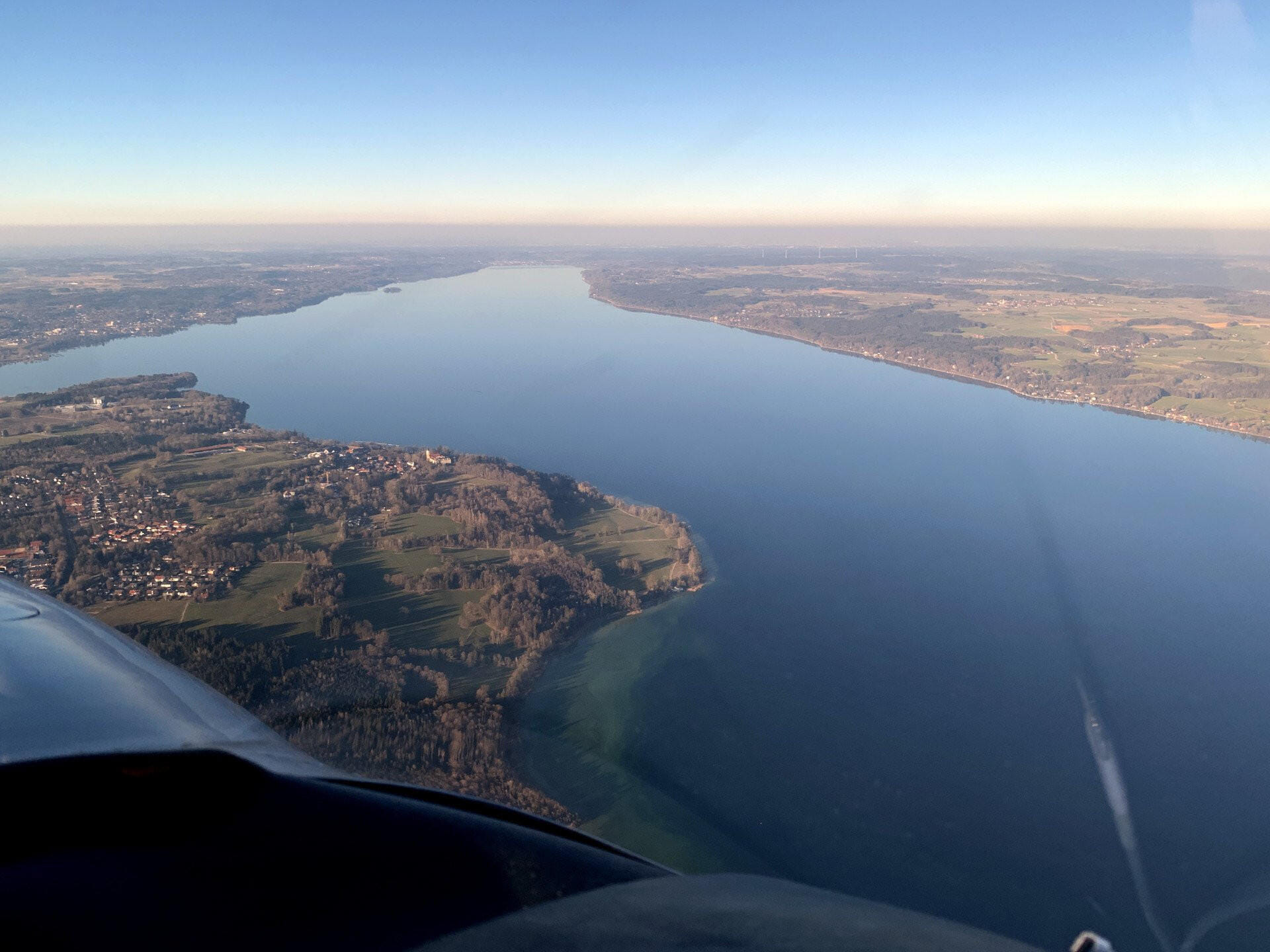 Ammersee im Sonnenuntergang