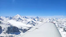 Découverte des Alpes depuis les airs