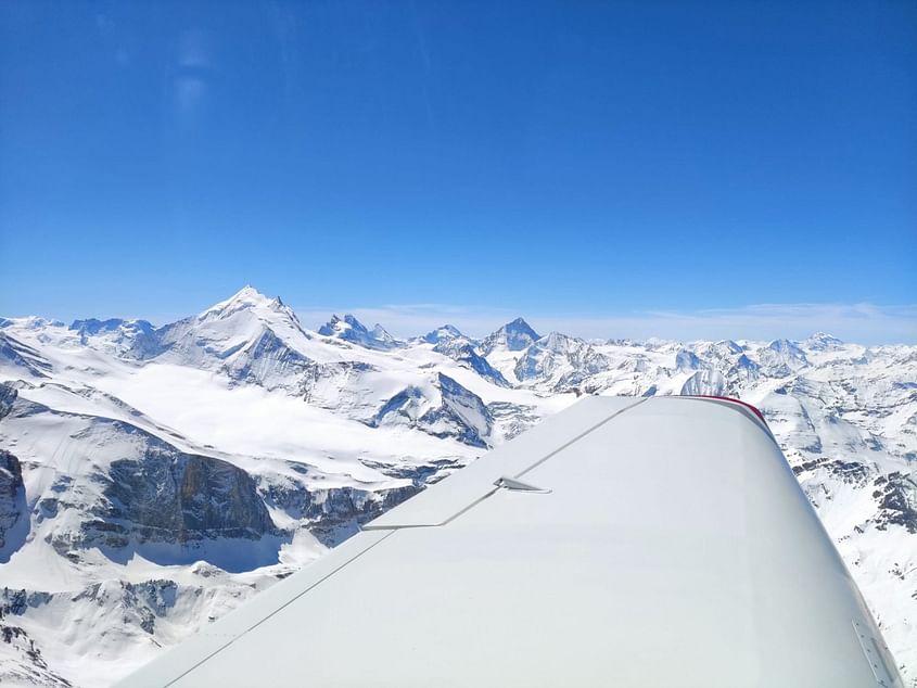 Découverte des Alpes depuis les airs