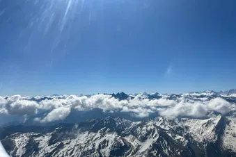 Mont blanc: Du jura jusqu’aux neiges éternelles.