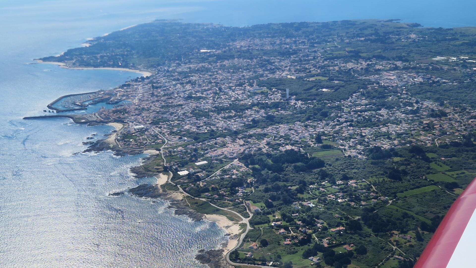 Vue sur Port-Joinville, le chef-lieu
