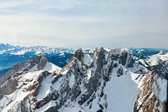 Die Sicht auf den mächtigen Pilatus