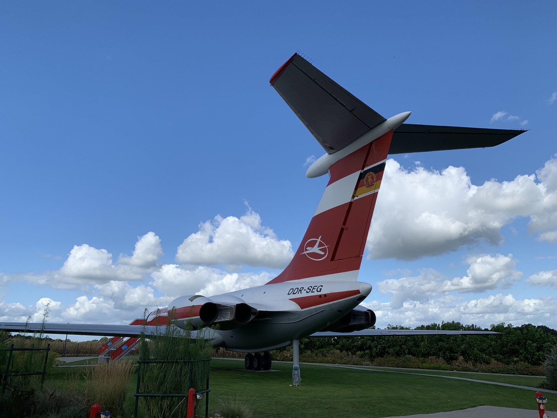 Besuch der IL-62 "Lady Agnes" nach Stölln via Berlin