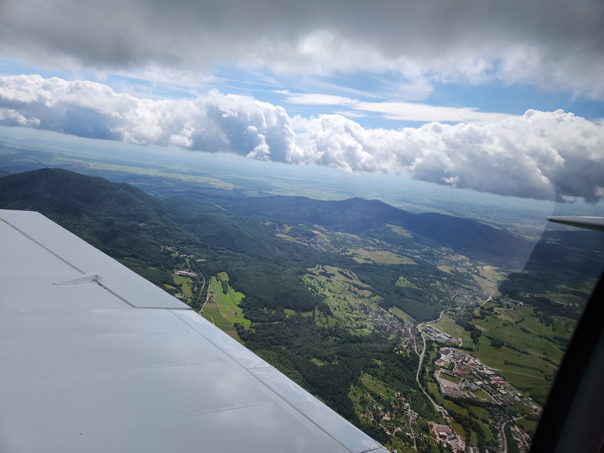Baptême de l'air dans les Vosges