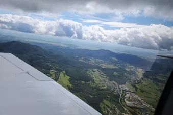 Baptême de l'air dans les Vosges
