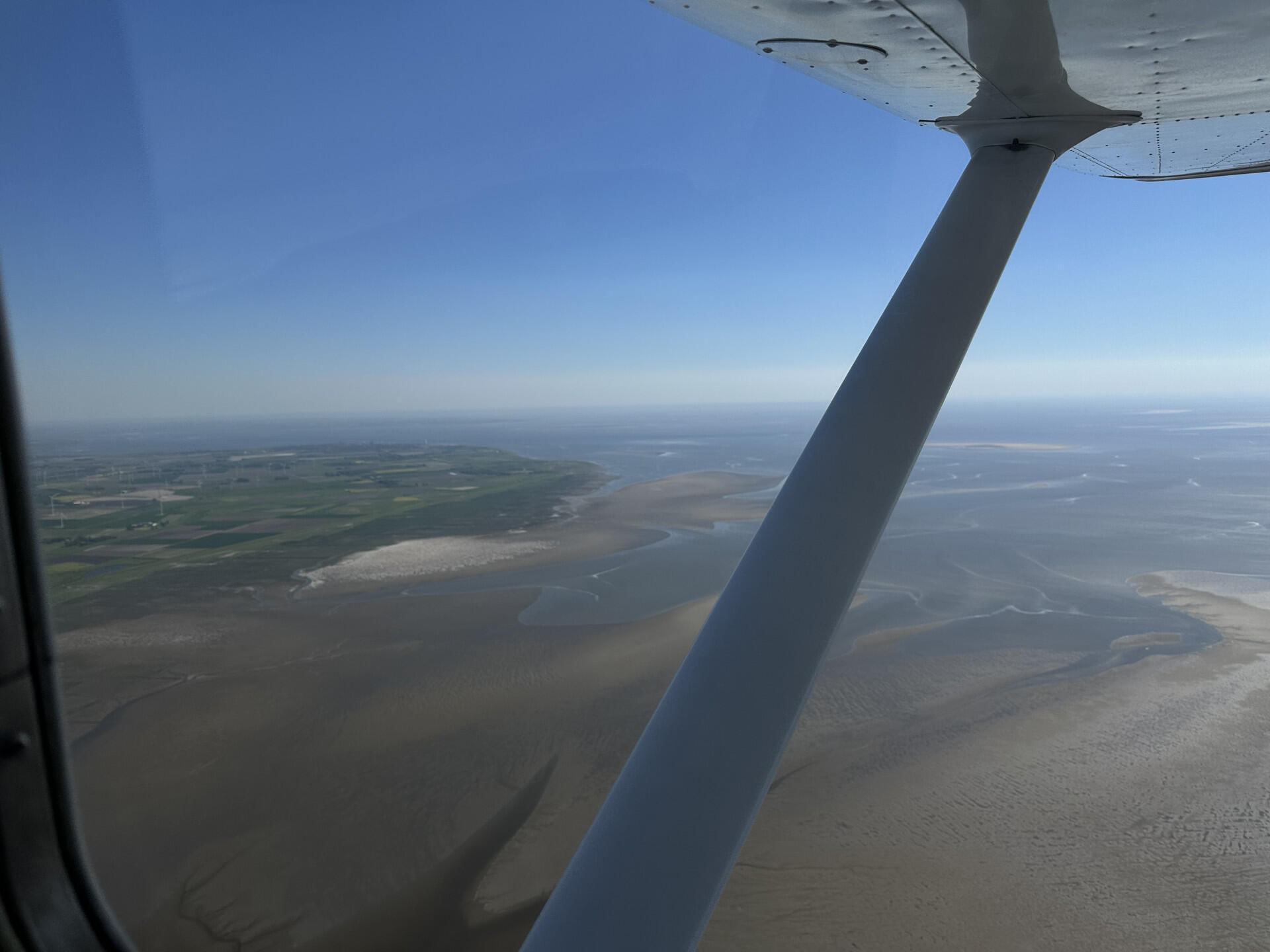 Eine Runde um Büsum / Schnupperflug