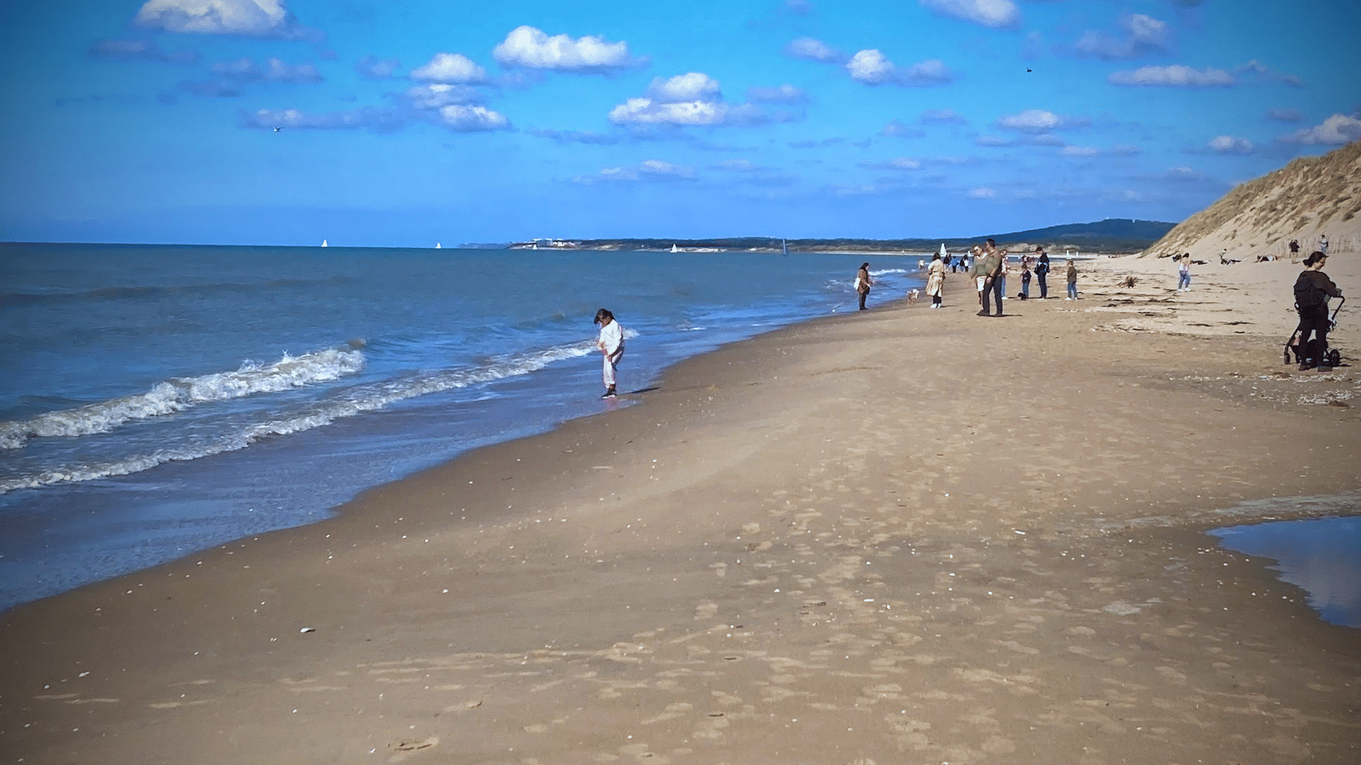 La plage du Touquet (octobre 2024)