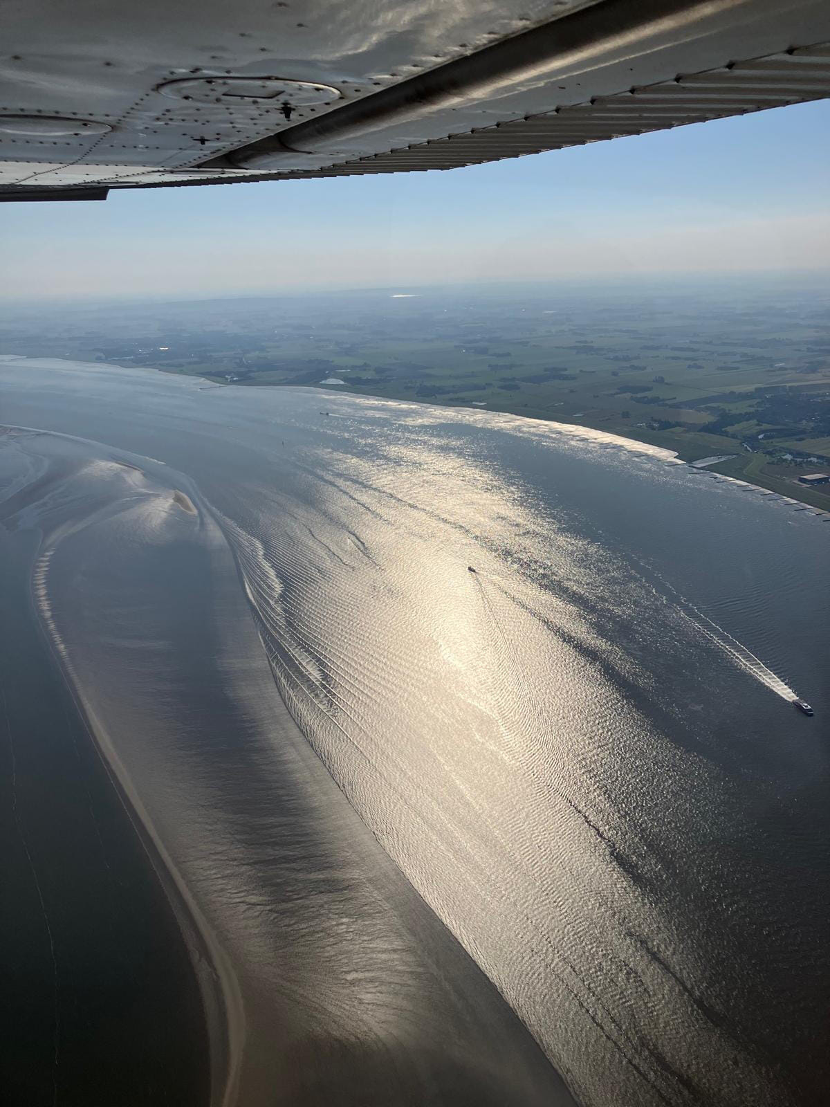 Die Nordseeküste von oben