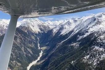 Rundflug ins Alpenpanorama
