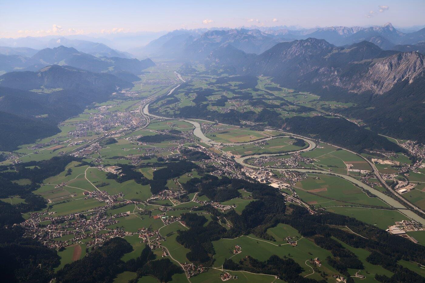 Alpenrundflug Berchtesgaden Wilder Kaiser Tegernsee