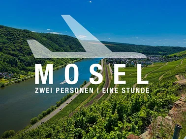 2 Pers. Rundflug: Bonn-Koblenz-Mosel & zurück