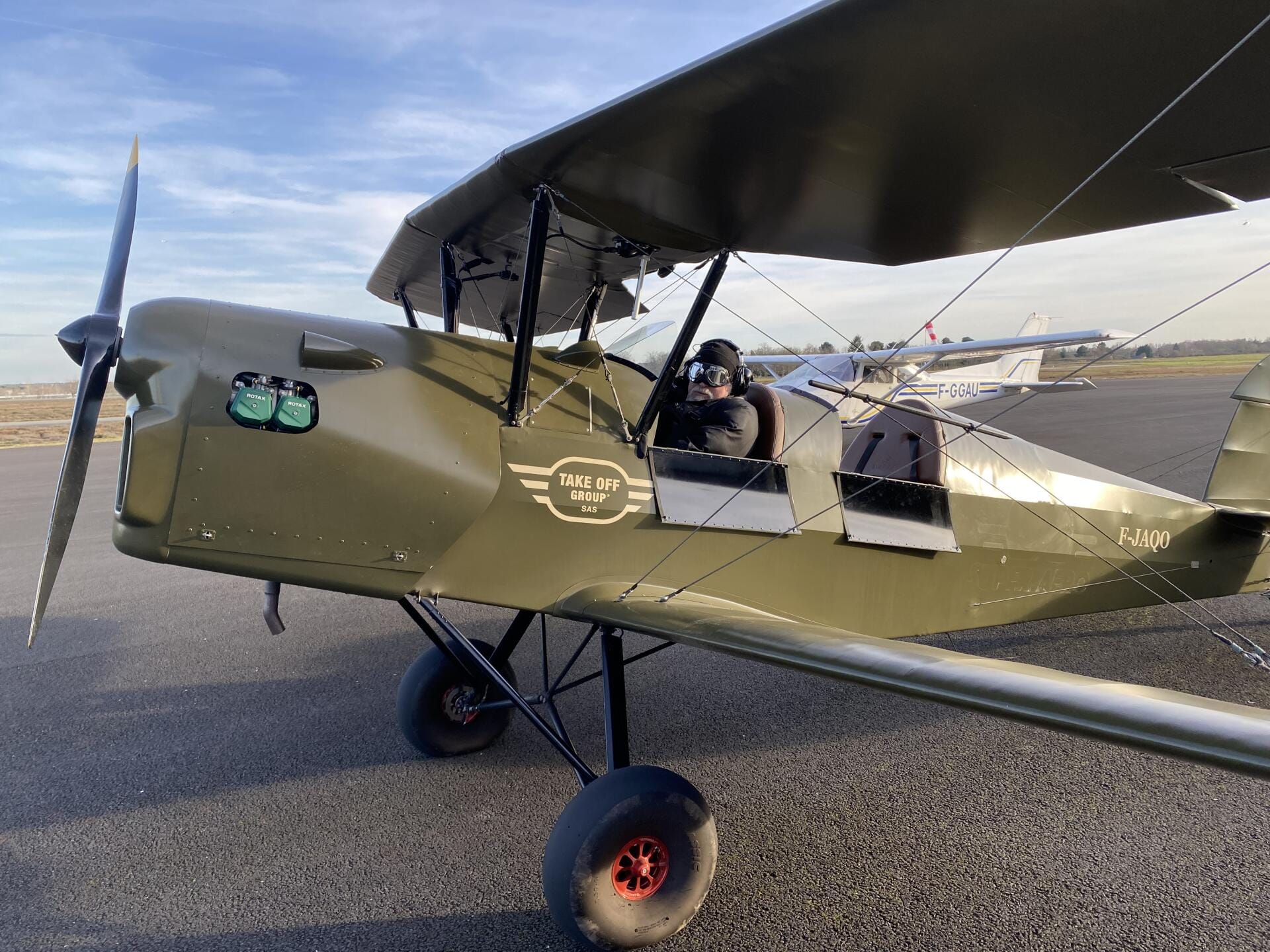 Le passager est devant