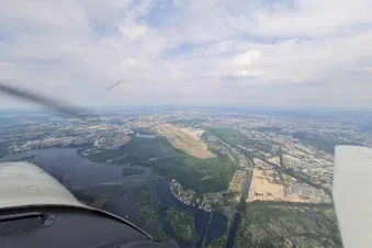 Ausflug mit der PA 28-181 über Berlin & Märkische Schweiz