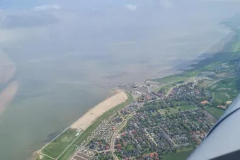 Rundflug über die Ostfrisischen Inseln