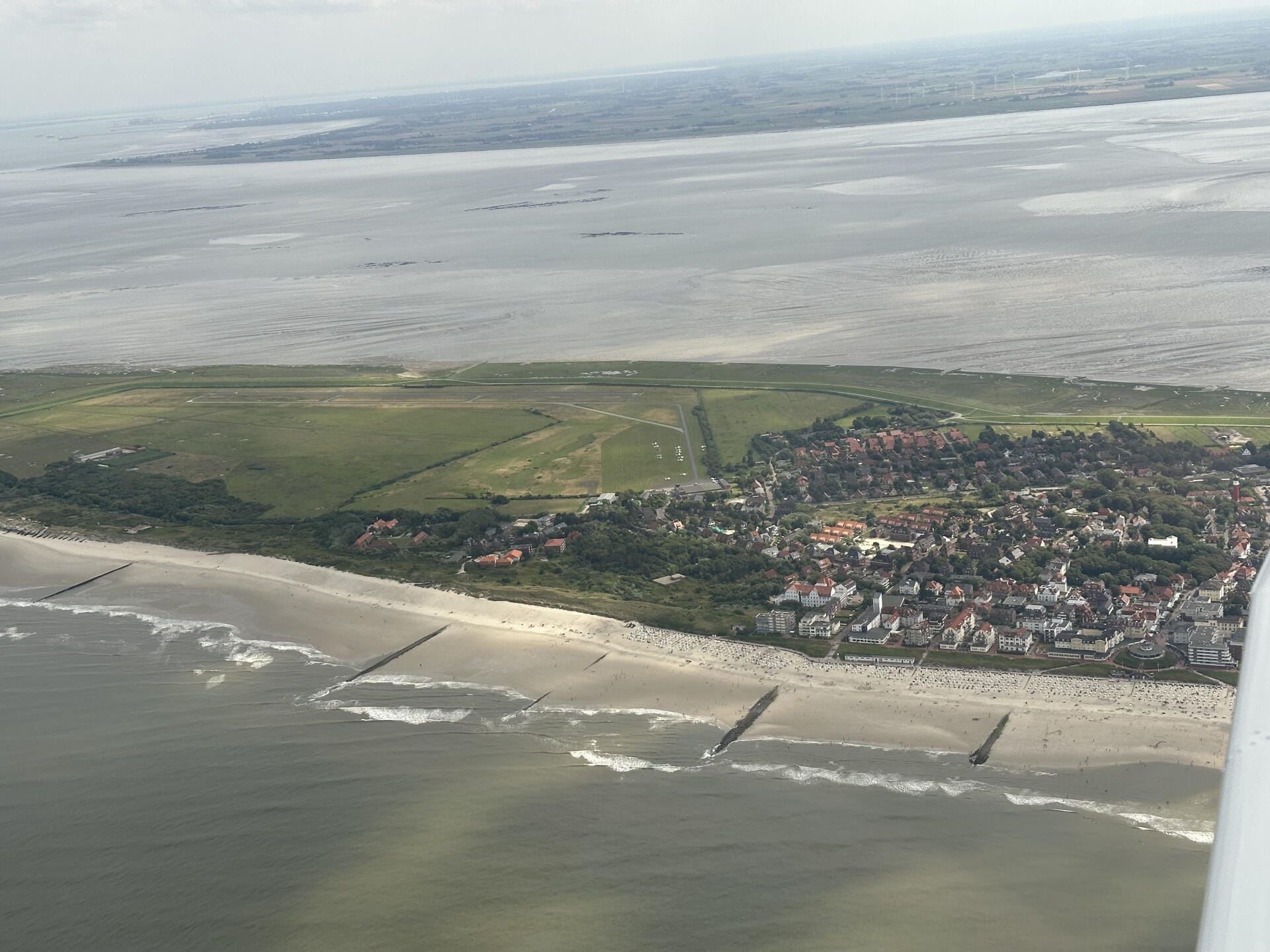 Wangerooge mit Flugplatz