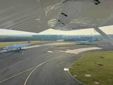 Tour über das Ruhrgebiet mit einer Landung in CTR