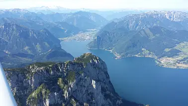 Auf geht's zum Traunstein bei Gmunden...