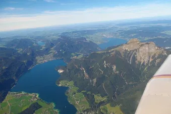 Salzkammergut mit Schafberg, Wolfgangsee, Fuschlsee, Mondsee