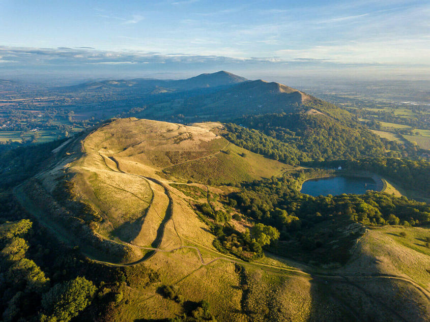 Beautiful Malvern and Shropshire hills sightseeing Flight.