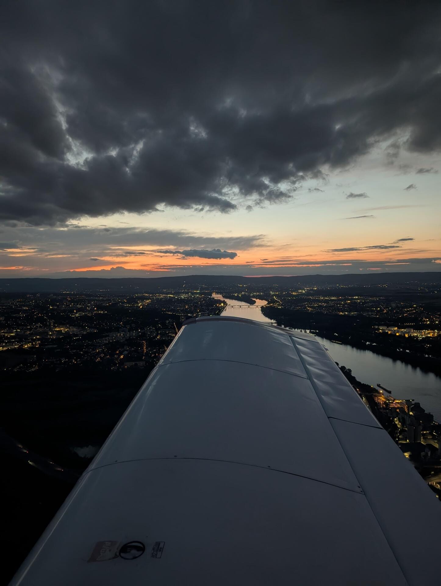 ✈️ Nachtflug Süddeutschland