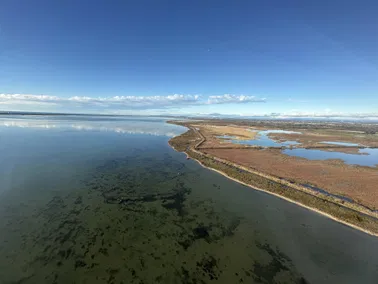 Balade aérienne Montpellier, plage et Camargue