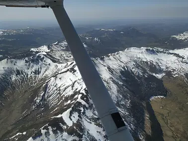 Balade aérienne au dessus du Massif Central