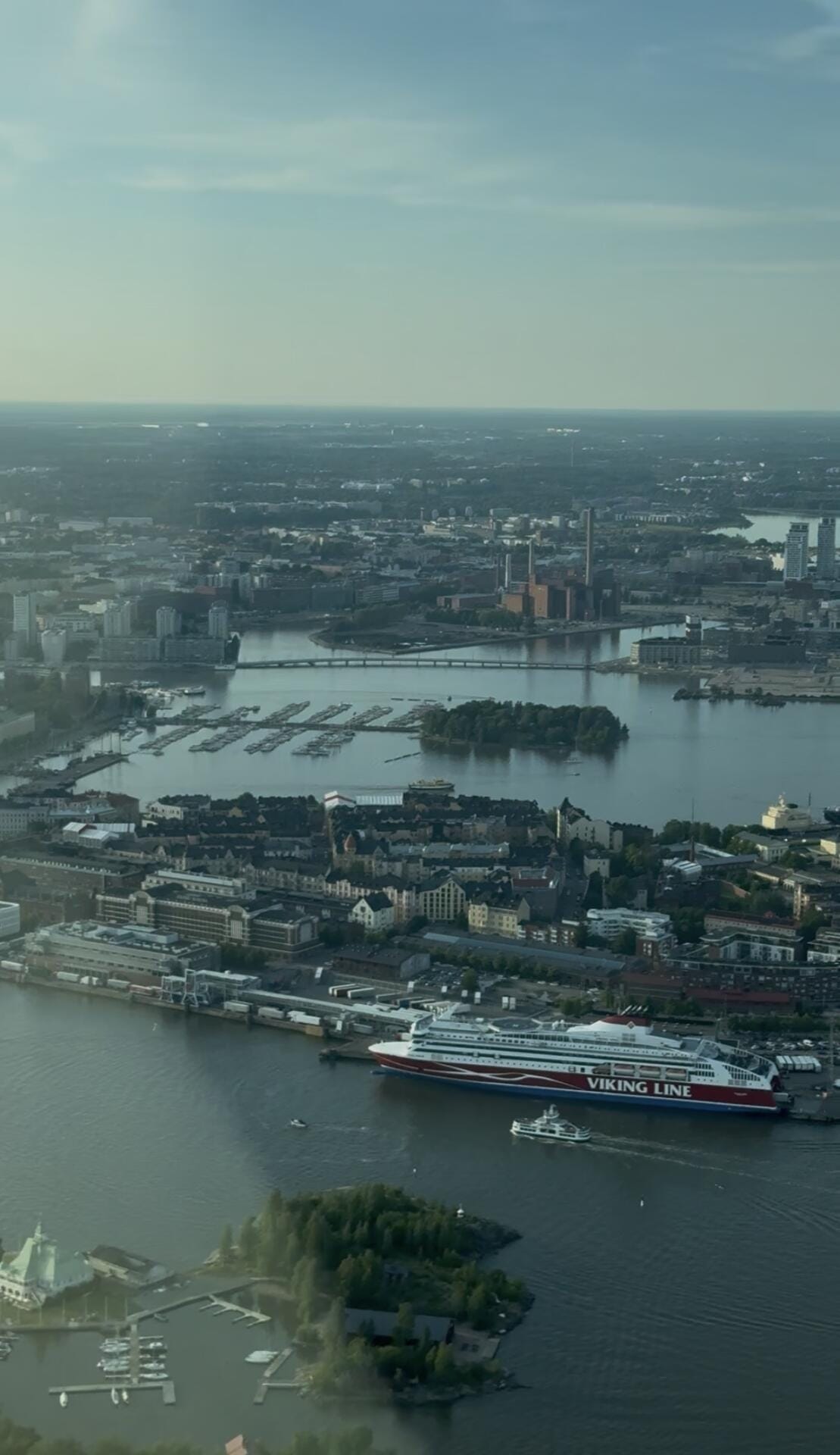 Private Flight Over Helsinki City