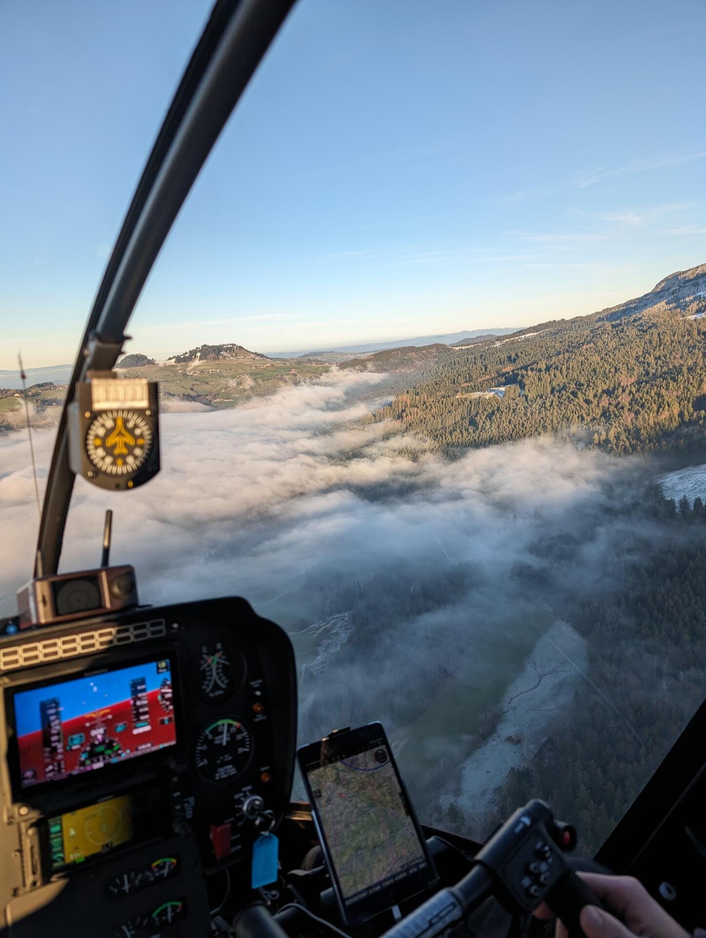 30 min Rundflug im R44, Du bestimmst die Route