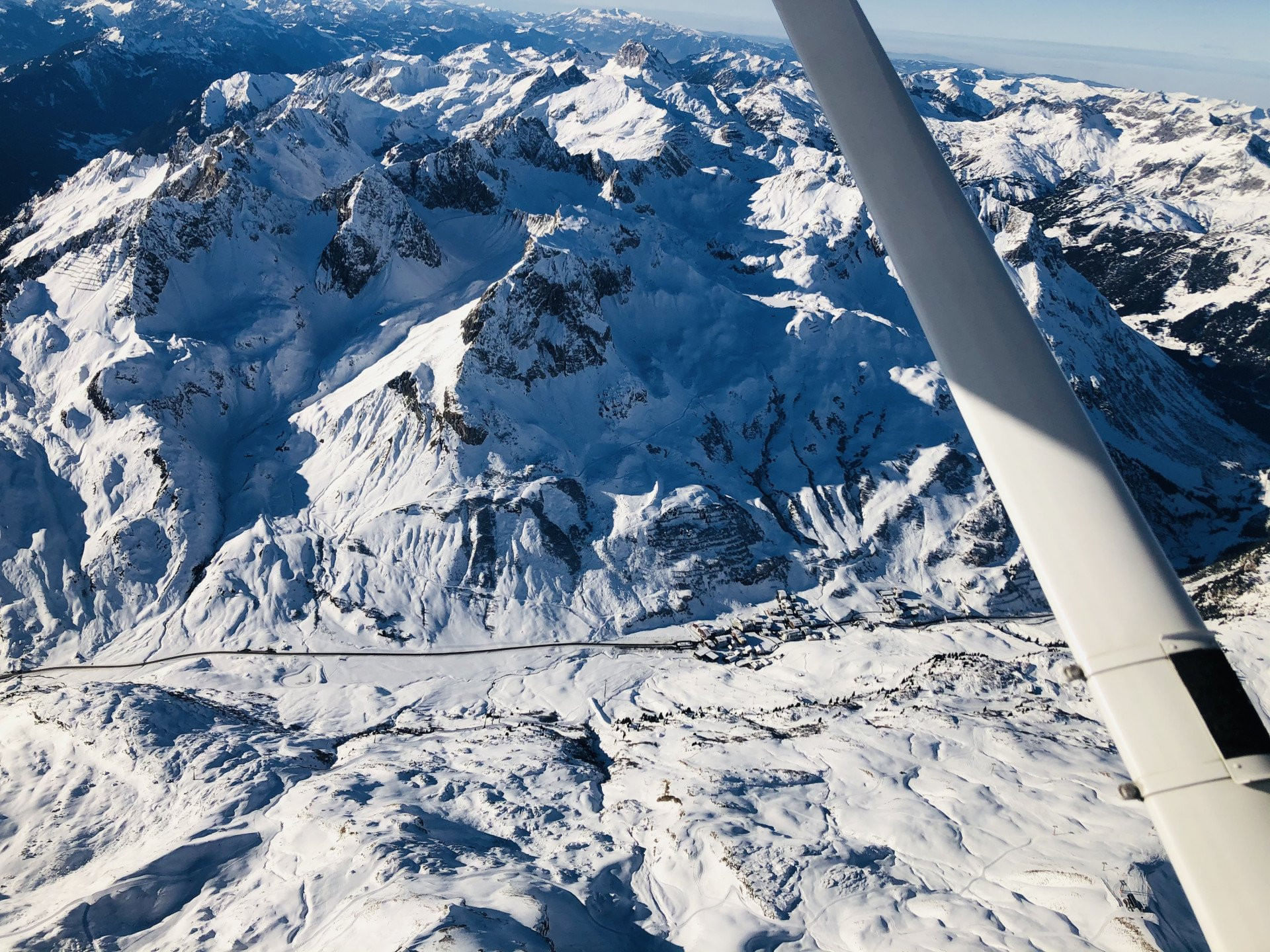 Vorarlberg Rundflug aus der Vogelperspektive