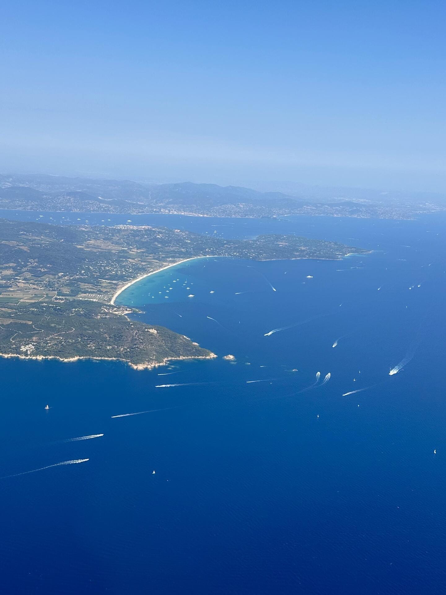 La côte d'Azur depuis la Ciotat jusqu'à Saint Tropez