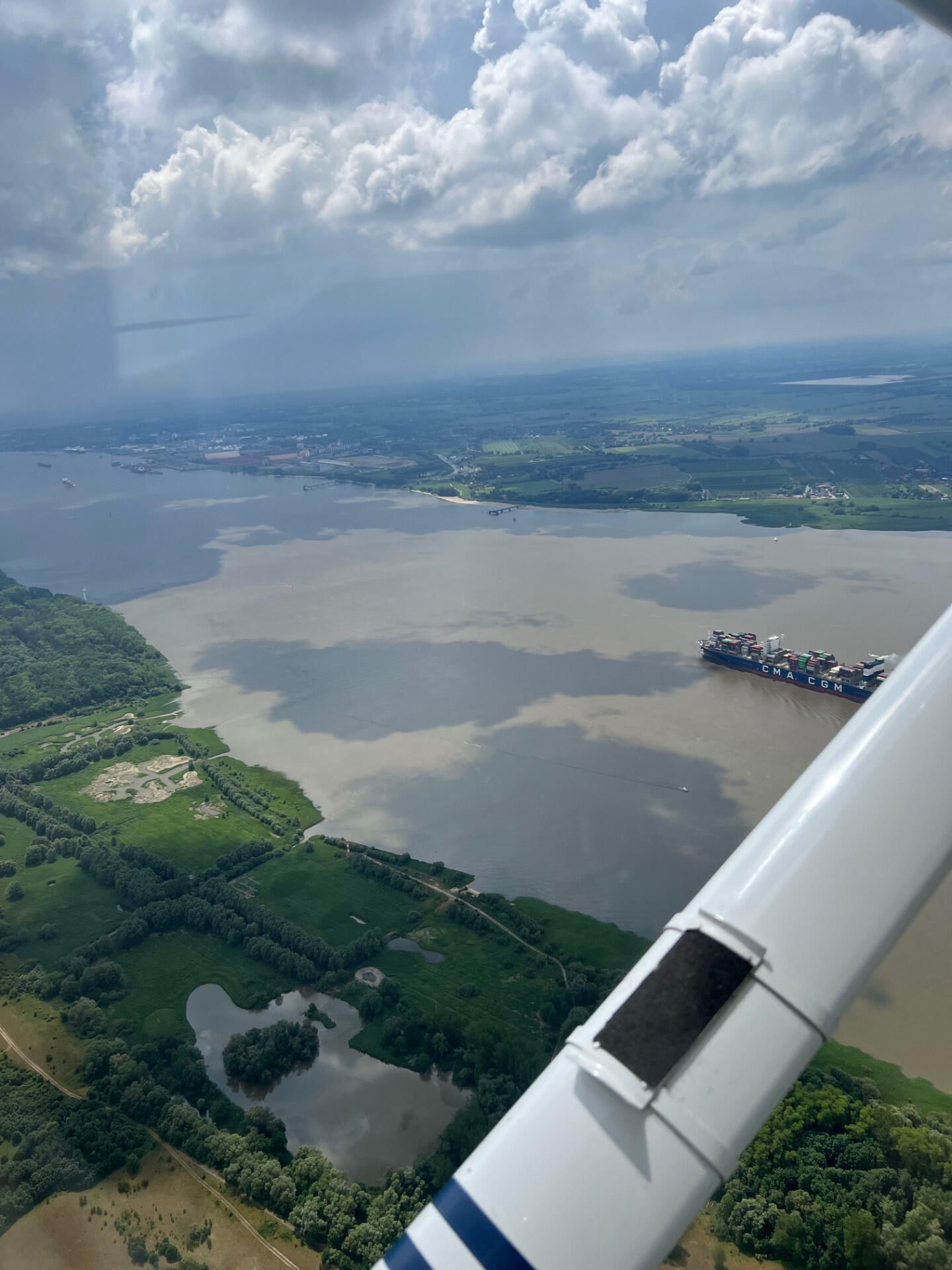 Rundflug über Helgoland und Cuxhaven