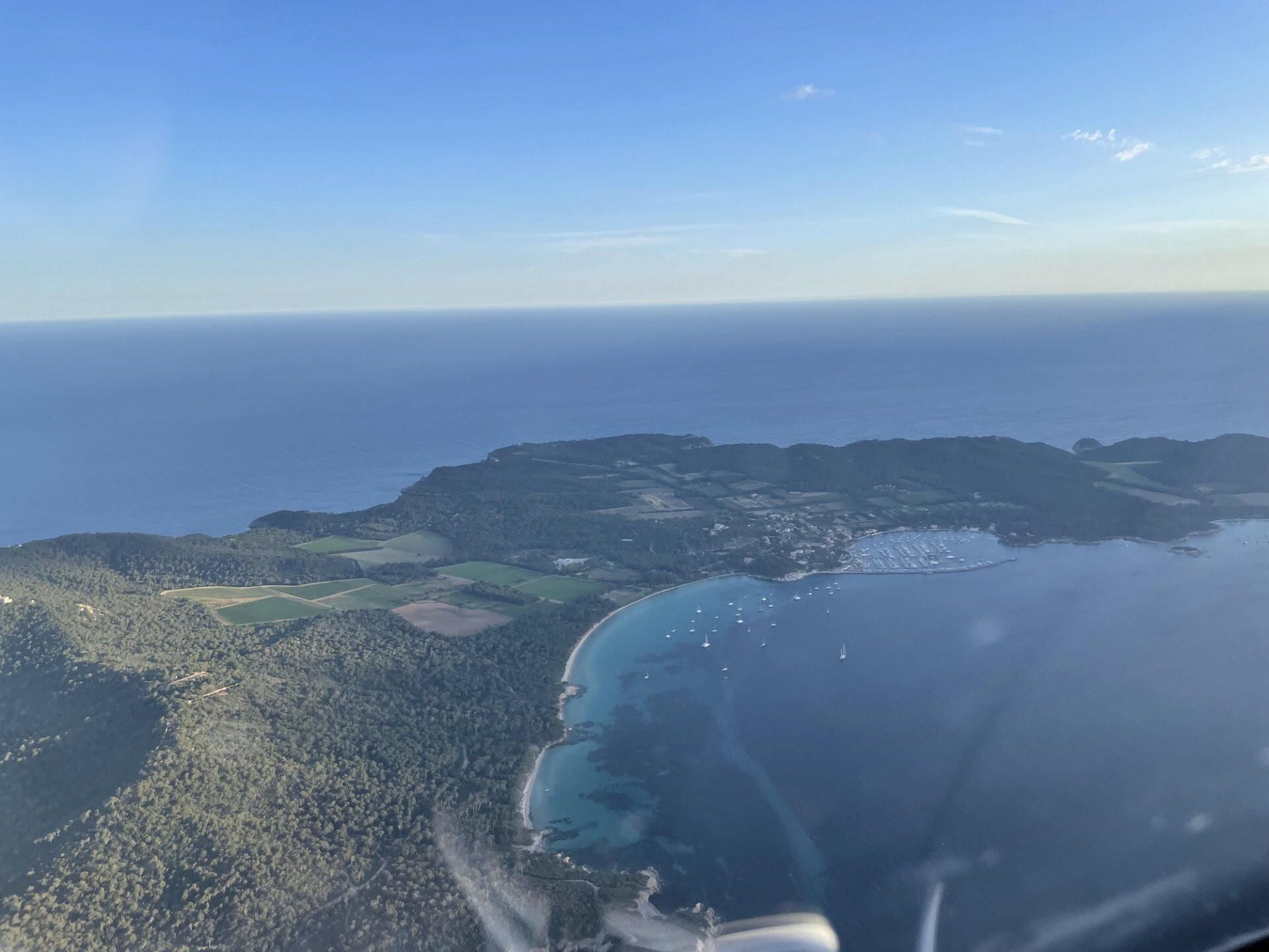 Survol du Golfe de Saint-Tropez, Pampelonne, Porquerolles