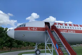 Besuch der IL-62 "Lady Agnes" nach Stölln via Berlin