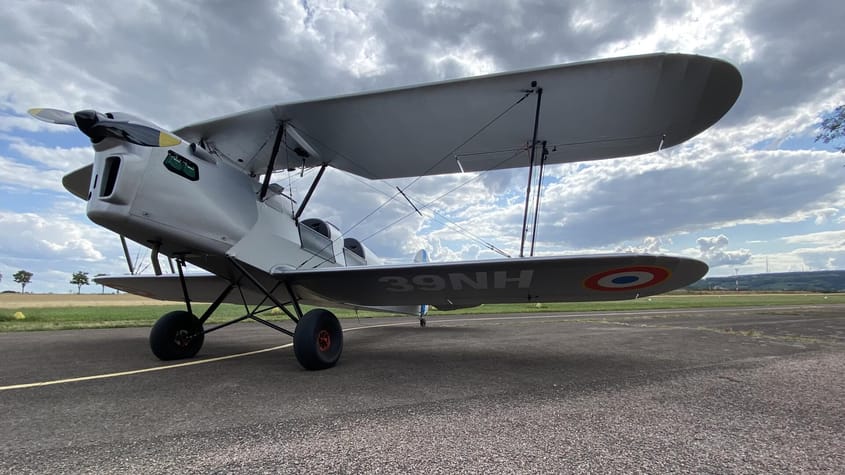 45 min de vol à bord d'un biplan d'époque - Stampe SV4-RS