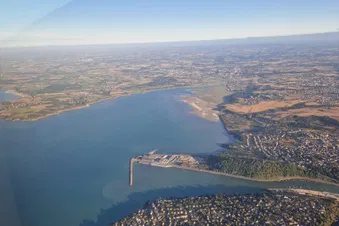 Survol de la baie de St Brieuc et du Cap Fréhel