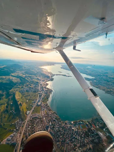 Zurich Lake from the sky