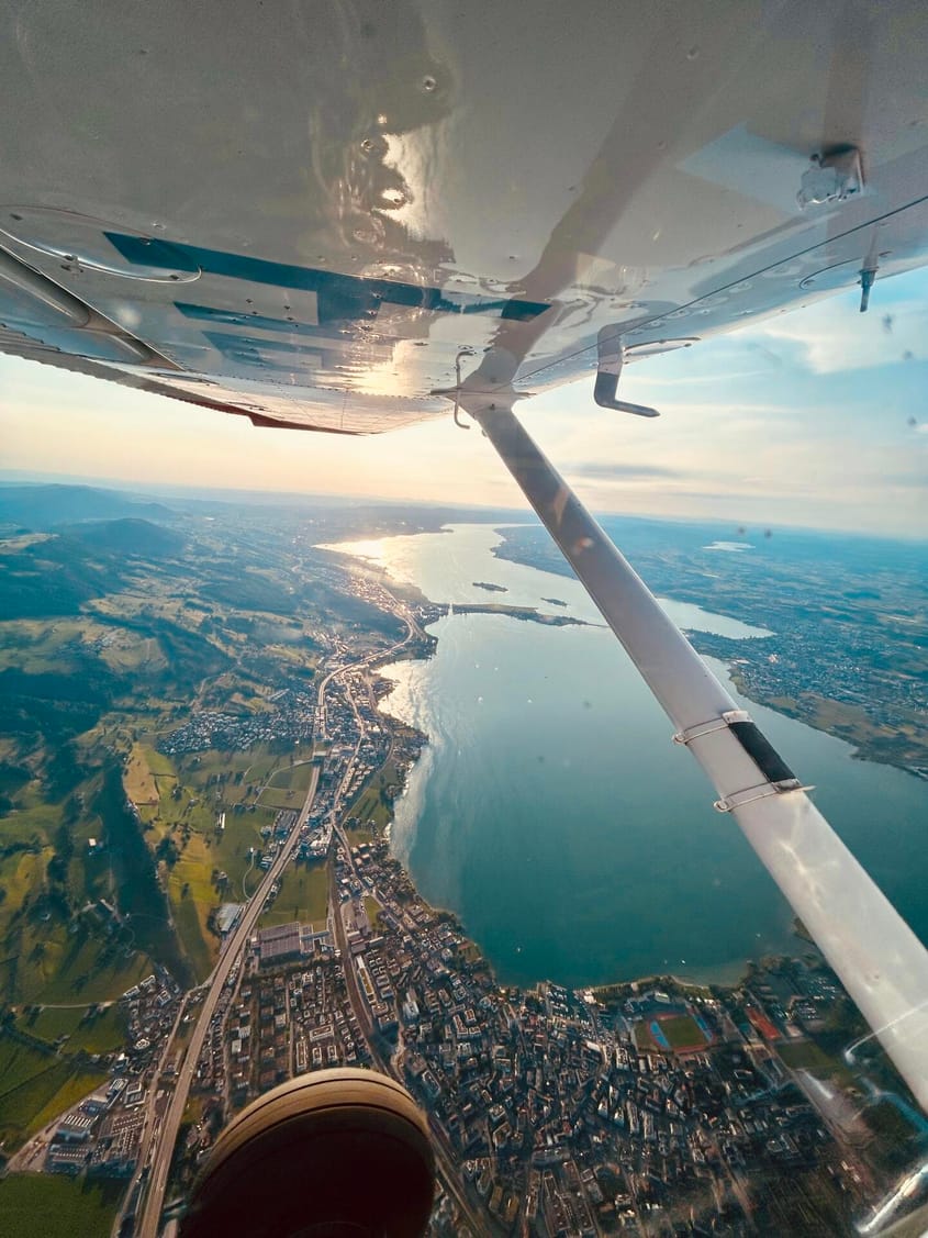Zurich Lake from the sky