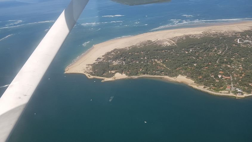 Balade aérienne au-dessus du Bassin d'Arcachon - DR400/140