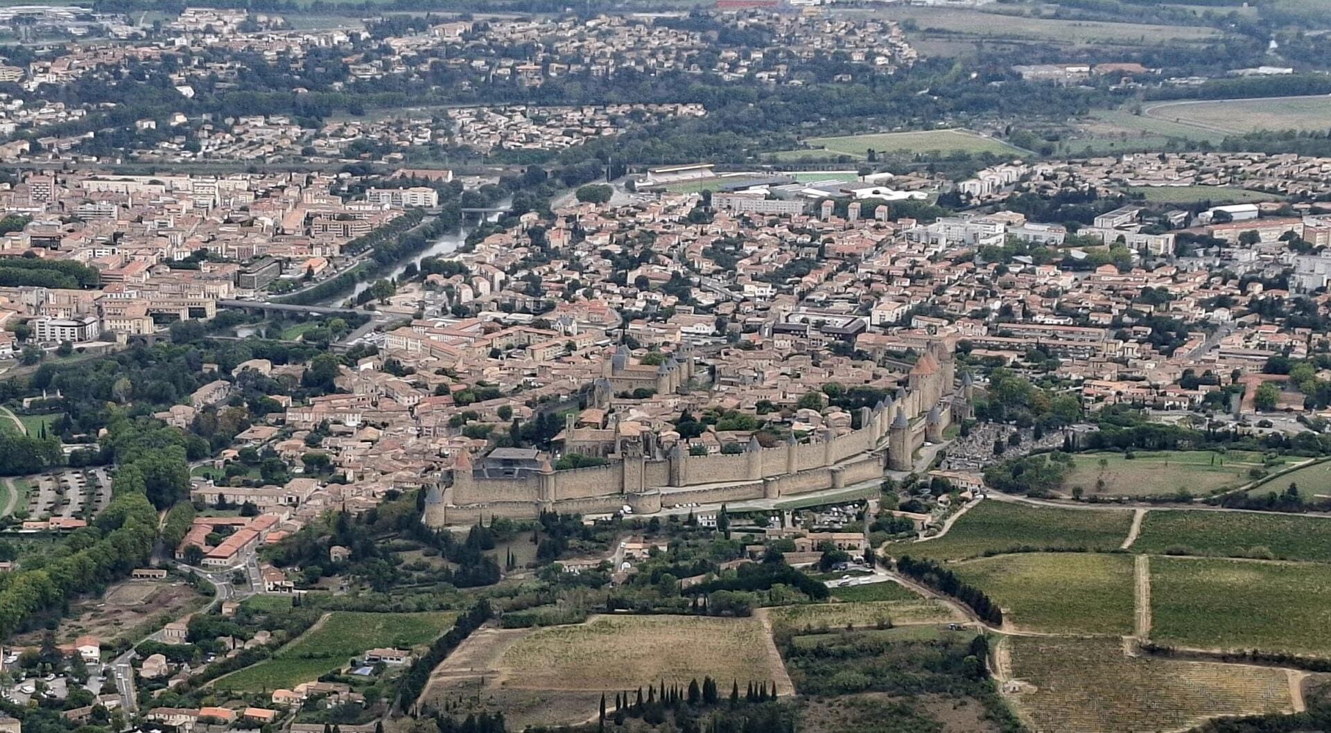 Les remparts de la cité de Carcassone