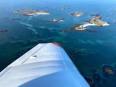 Survol Concarneau / l'Archipel des Glénan / La Torche