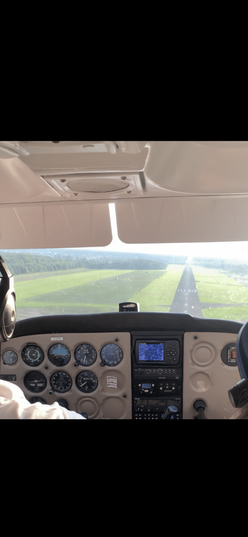 Landeanflug Egelsbach airport