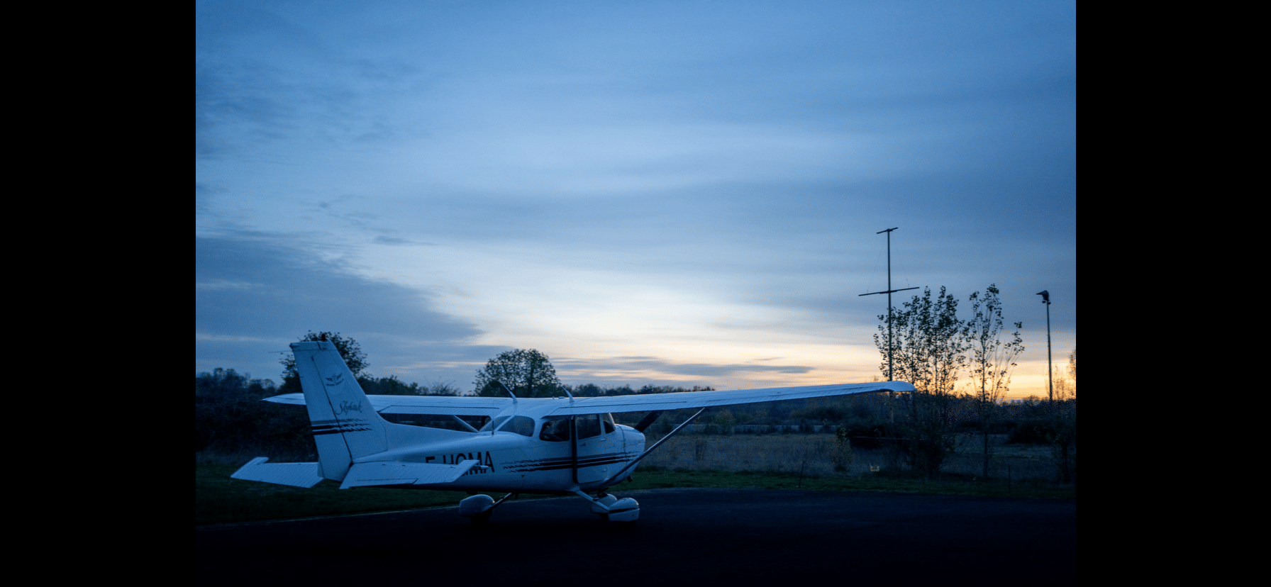 Couché de soleil à Libourne
