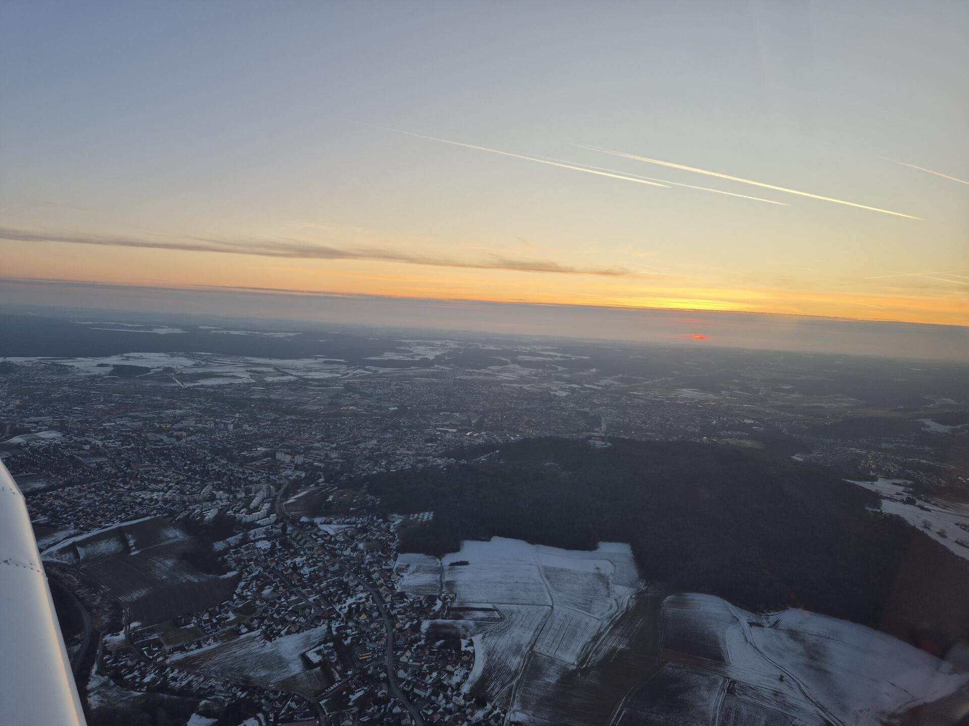 Sonnenuntergang bei Nürnberg