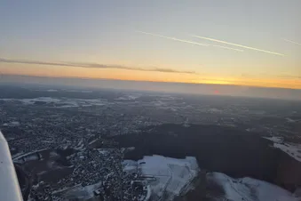 Sonnenuntergang bei Nürnberg