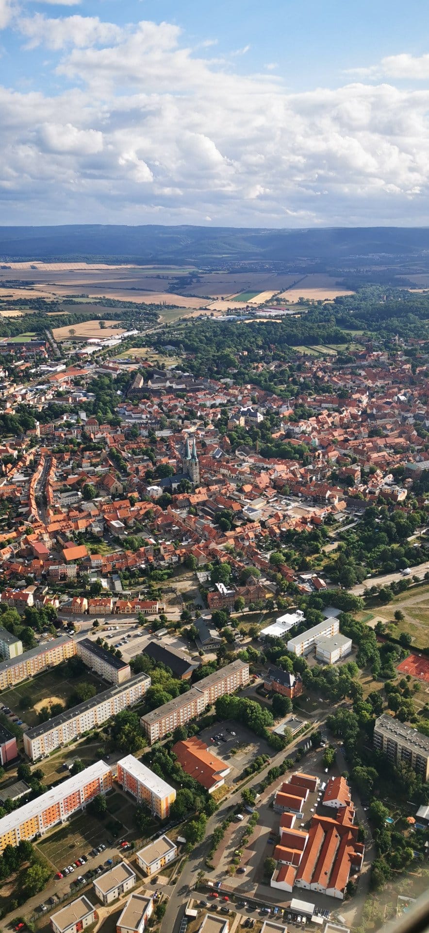 (Mittag) Essen in Schönhagen mit Überflug Potsdam