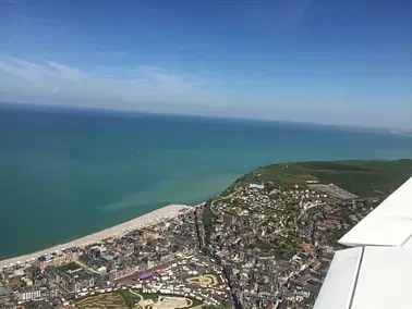 Promenade aérienne aux falaises d'Étretat