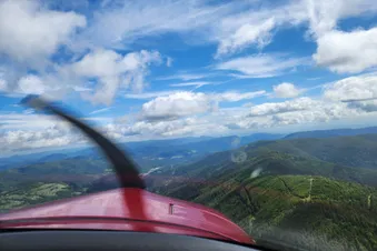 Baptême de l'air dans les Vosges