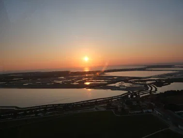 Coucher de soleil en Camargue!