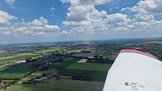 Rundflug: Niederrhein eine Stunde in einer PA-28
