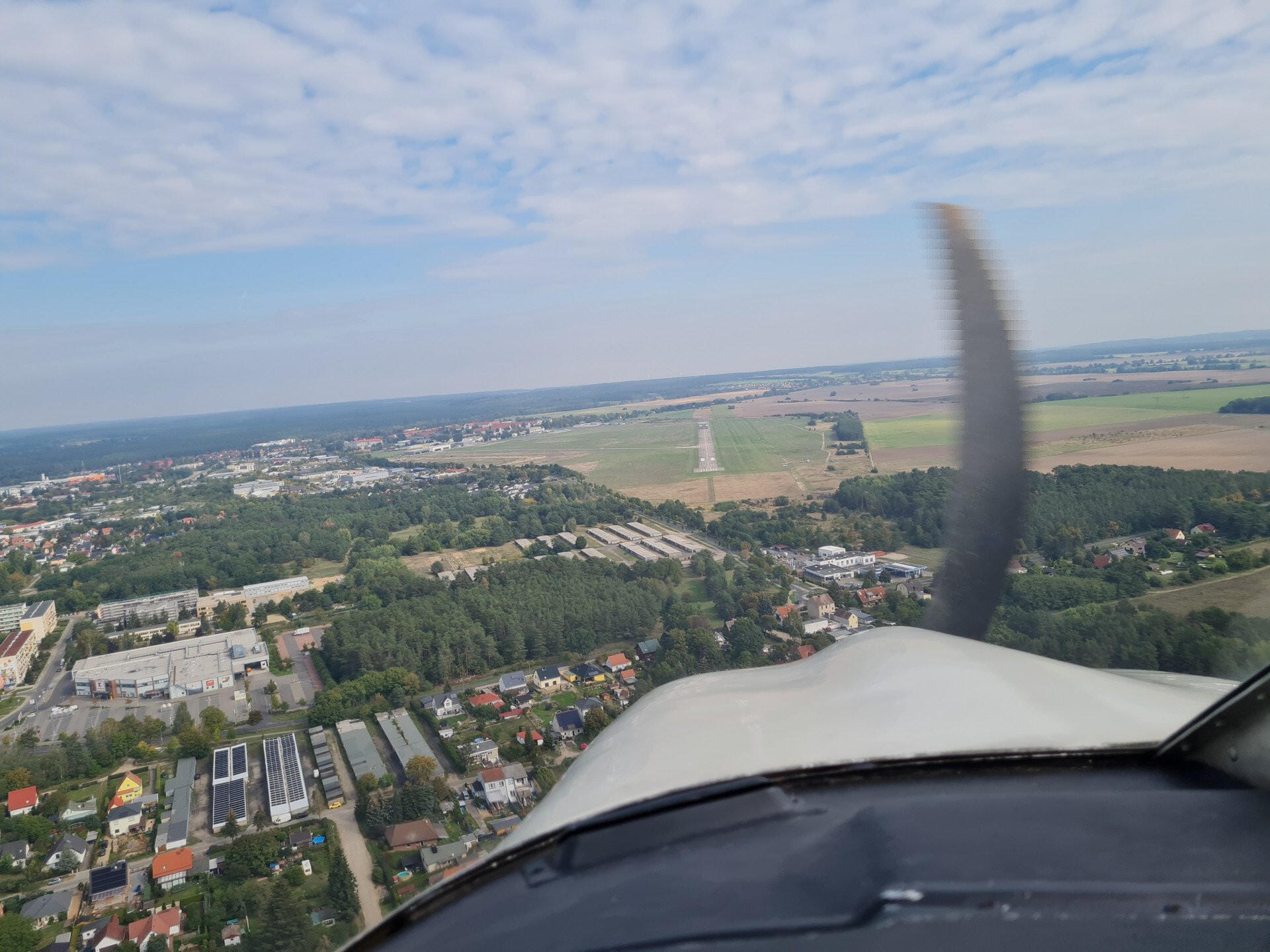 Rundflug über Berlin und Potsdam